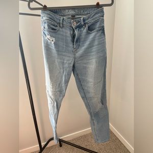 American Eagle Mom Jeans size zero